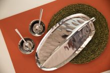 Stainless Steel Dosa Platter Set OF 5 - Image 2