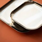 Stainless Steel Square Snack Plate