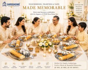 Stainless Steel Dosa Platter Set OF 5 - Image 5