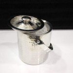 Ice Bucket (Hammered) W/Tong 1Ltr