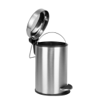 STAINLESS STEEL STEP ON BIN PLAIN 11LTRS
