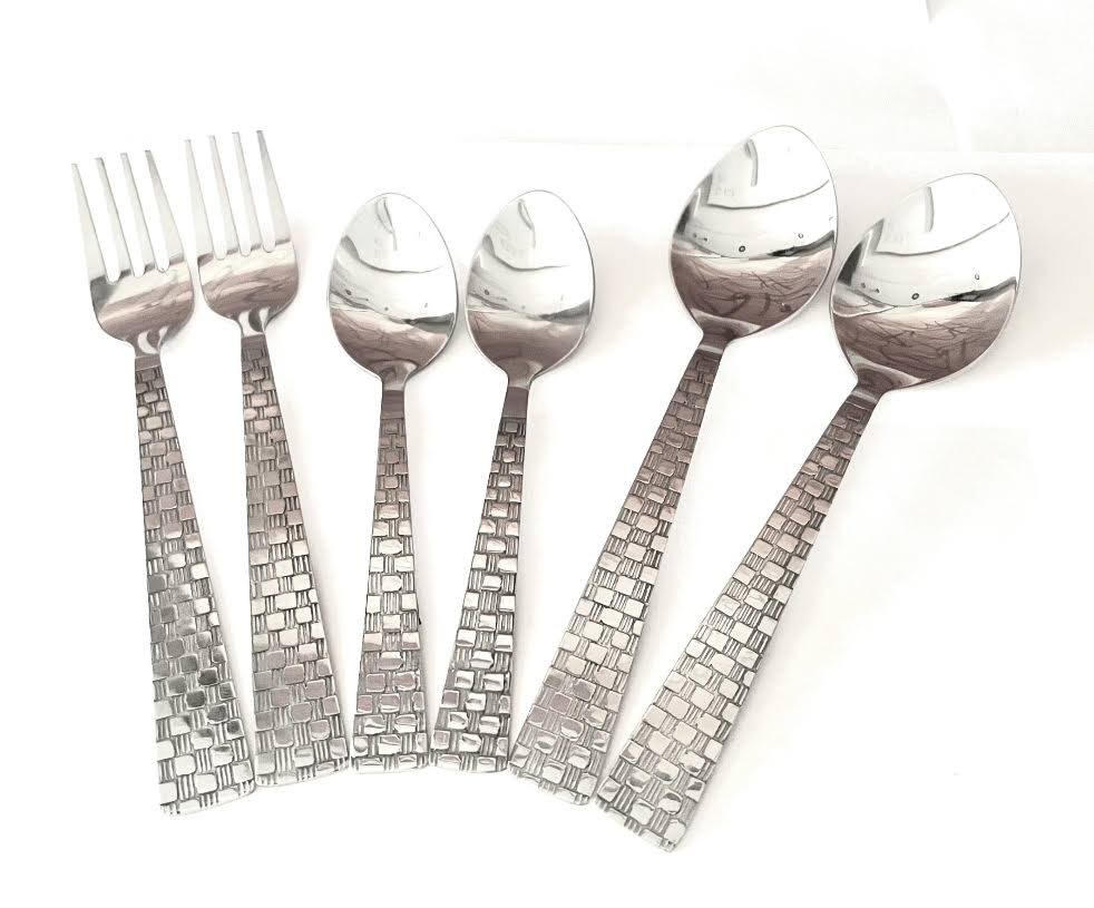 6 PCS SMALL MATZ SHREEHOME 10 PCS CUTLERY SET -MATZ DESIGN - Image 1