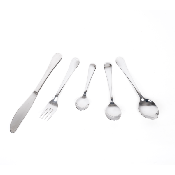 SHREEHOME STAINLESS STEEL 20 PCS CUTLERY SET W/KNIFE OF KINGZ DESIGN