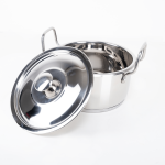 CENARE STAINLESS STEEL STEW POT WITH LID AND WITH TRIPLY BOTTOM SIZE 17 / 4500ML