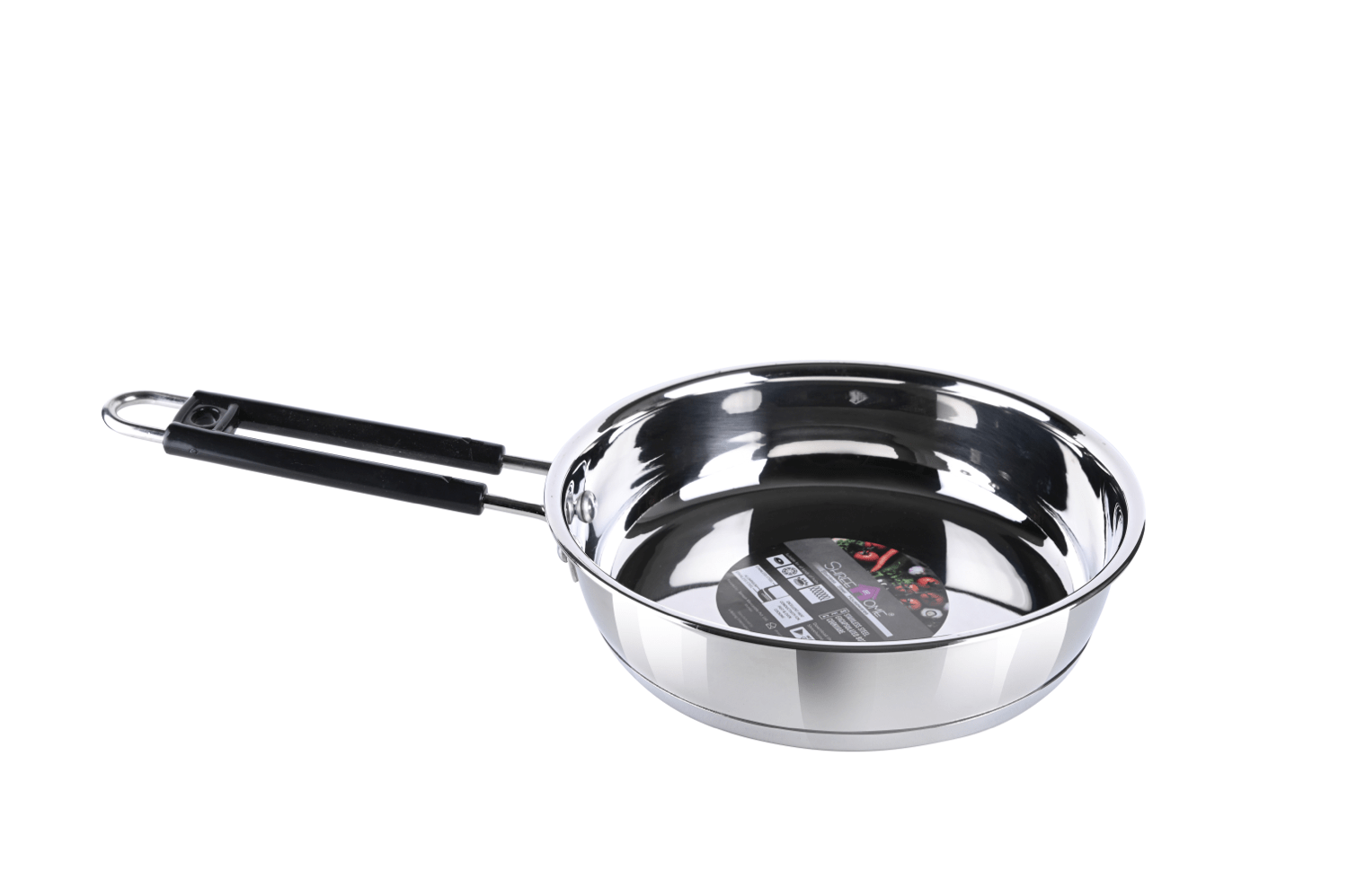 Frying Pan STAINLESS STEEL FRYING PAN WITH TRIPLY BASE SIZE 11/1000ML - Image 1