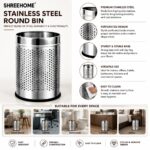 SHREEHOME STAINLESS STEEL PERFORATED HAMPER 8″ X 12″