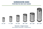 SHREEHOME STAINLESS STEEL PERFORATED HAMPER 10″ X 14″ - Image 6