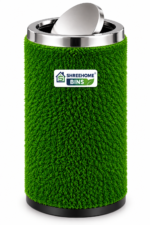 14" Dia × 28" Height — Large-Capacity “SHREEHOME Green Astroturf Swing Bins”