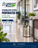 SHREEHOME STAINLESS STEEL PERFORATED HAMPER 10″ X 14″ - Image 5
