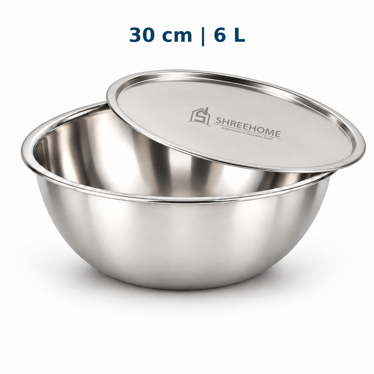 28-tasla-30-p-l-size-capacity-approved SHREEHOME Triply Tasla - 30 cm - Plain - With Lid - Image 1