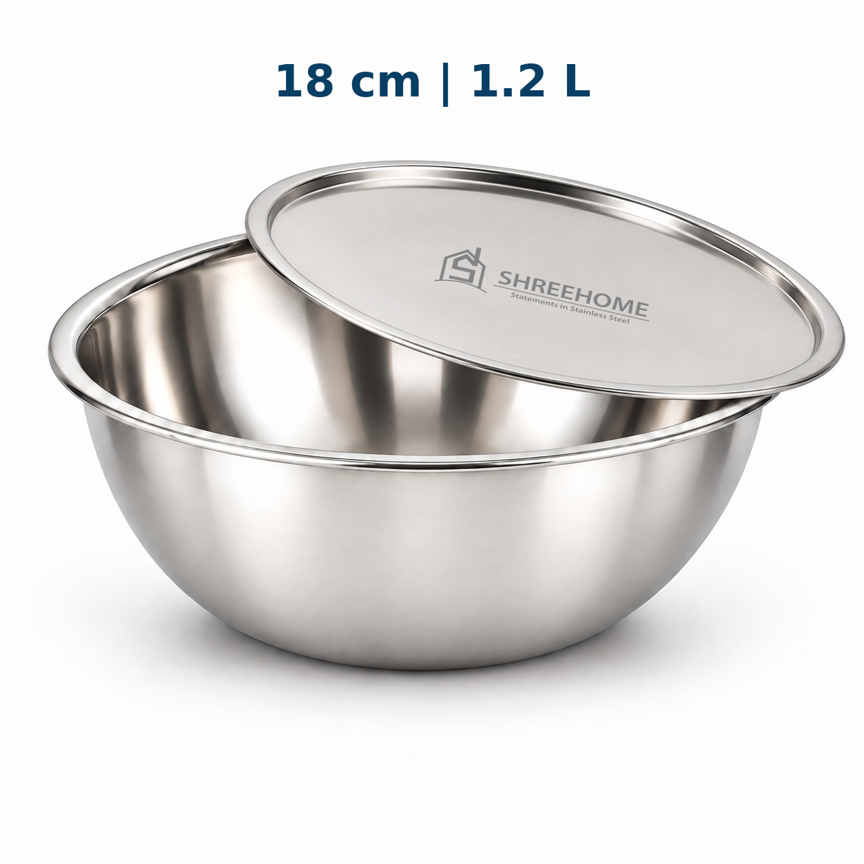 3-tasla-18-p-l-size-capacity-approved SHREEHOME Triply Tasla - 18 cm - Plain - With Lid - Image 1