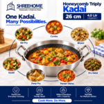 One kadai, many possibilities – curries, sabzi, dal, deep frying, biryani and one-pot meals