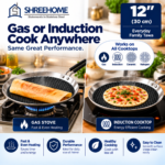 SHREEHOME Honeycomb Triply Dosa Tawa – 12" (30 cm) - Image 5