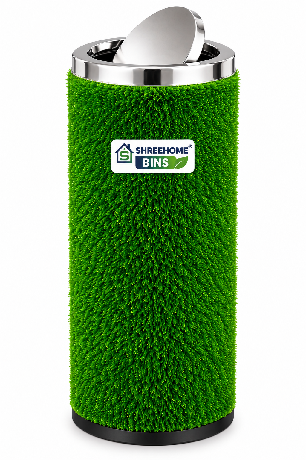 astroturf swing bin 12 x 28 12" Dia × 28" Height — Large Astroturf Swing Bin - Image 1