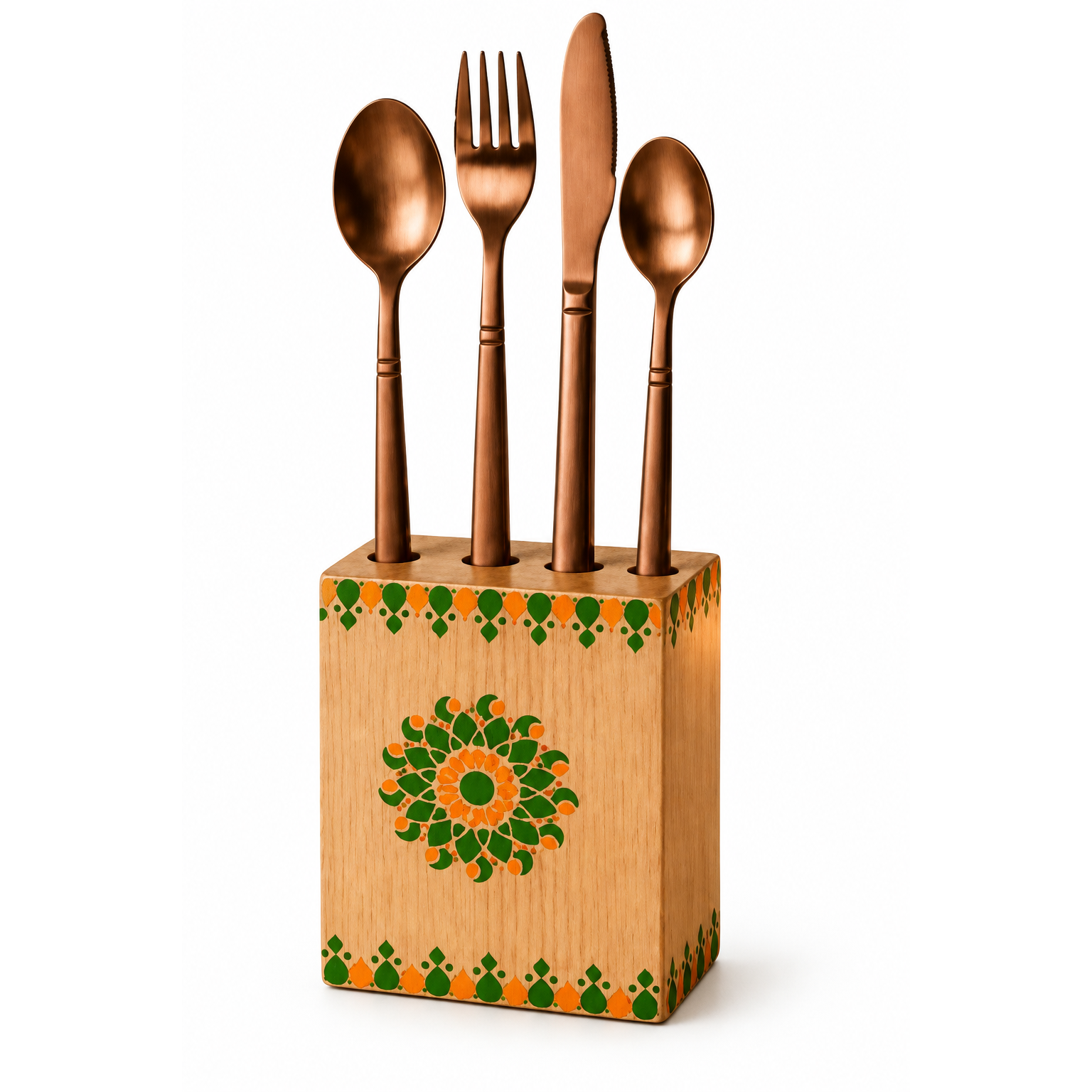 Coprea cutlery set on stand